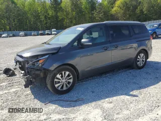 2017 Kia Sedona LX with VIN KNDMB5C12H6283197, listed as a Copart auction lot 53257325 with 140,440 mi miles and Salvage Title. Bid and sale history available at DreamBid. Image 1.
