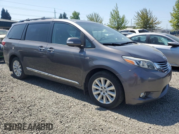 2016 Toyota Sienna Ltd with VIN 5TDDK3DC3GS145803, listed as a Copart auction lot 55039295 with 243,654 mi miles and Clean Title. Bid and sale history available at carsss.com. Image 4.