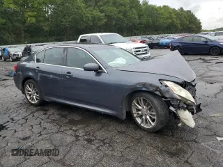 2007 Infiniti G35 Journey with VIN JNKBV61EX7M721130, listed as a Copart auction lot 70933914 with Not Provided miles and Salvage Title. Bid and sale history available at DreamBid. Image 4.