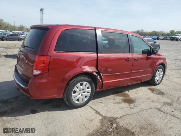 2015 Dodge Grand Caravan American Value Pkg with VIN 2C4RDGBG2FR615727, listed as a Copart auction lot 51676455 with 106,667 mi miles and Salvage Title. Bid and sale history available at carsss.com. Image 3.