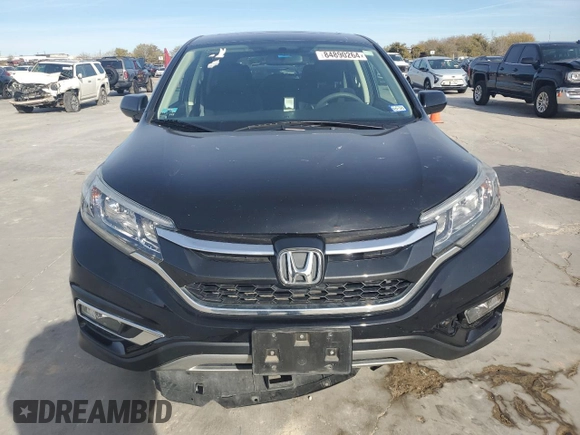 2015 Honda CR-V EX with VIN 2HKRM4H57FH700189, listed as a Copart auction lot 84890264 with 93,120 mi miles and Salvage Title. Bid and sale history available at DreamBid. Image 5.