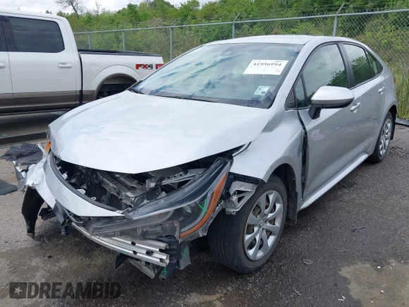 2021 Toyota Corolla LE with VIN JTDEPMAE0MJ158213, listed as a IAAI auction lot 41956994 with 92,331 mi miles and . Bid and sale history available at DreamBid. Image 2.