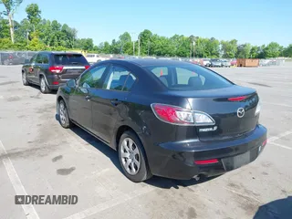 2013 Mazda 3 i SV with VIN JM1BL1TG9D1811438, listed as a IAAI auction lot 42185413 with 182,261 mi miles. Bid and sale history available at carsss.com. Image 3.