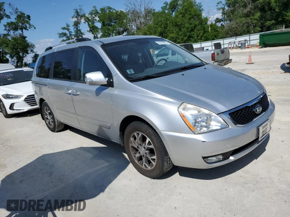 2014 Kia Sedona LX with VIN KNDMG4C7XE6548508, listed as a Copart auction lot 52625095 with 93,197 mi miles and Clean Title. Bid and sale history available at carsss.com. Image 4.