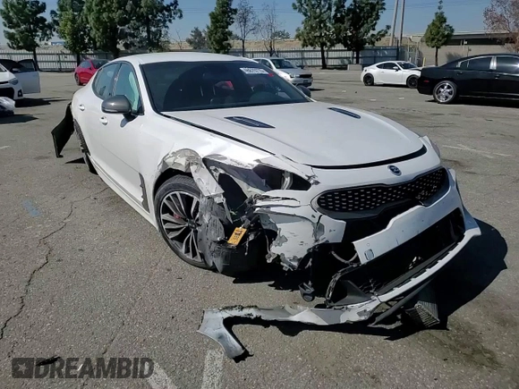 2019 Kia Stinger GT with VIN KNAE35LC9K6052417, listed as a Copart auction lot 46879775 with Not Provided miles and Salvage Title. Bid and sale history available at carsss.com. Image 11.