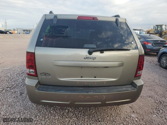 2006 Jeep Grand Cherokee Laredo with VIN 1J4GS48K06C109808, listed as a Copart auction lot 89185885 with 196,549 mi miles and Salvage Title. Bid and sale history available at carsss.com. Image 6.