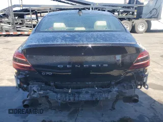 2024 Genesis G70 2.5T with VIN KMTG34SCXRU140228, listed as a Copart auction lot 78887434 with 14,935 mi miles and Clean Title. Bid and sale history available at carsss.com. Image 6.