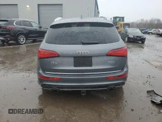 2015 Audi Q5 Premium Plus with VIN WA1DGAFP9FA031493, listed as a Copart auction lot 49801085 with 75,045 mi miles and Salvage Title. Bid and sale history available at carsss.com. Image 6.