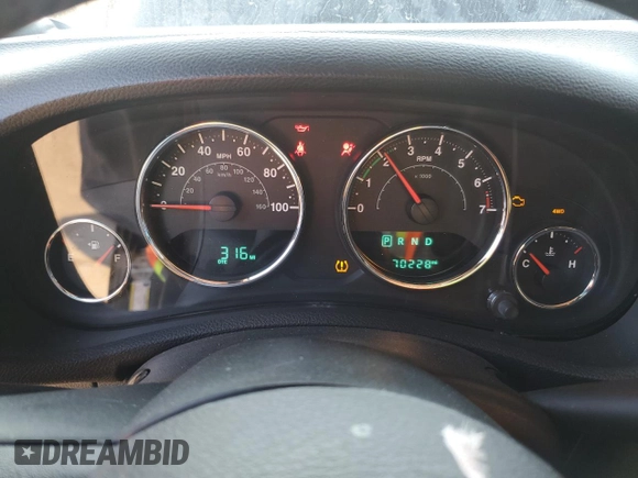 2018 Jeep Wrangler JK Unlimited Sport S with VIN 1C4HJWDG5JL928106, listed as a Copart auction lot 77670184 with 70,228 mi miles and Salvage Title. Bid and sale history available at carsss.com. Image 9.