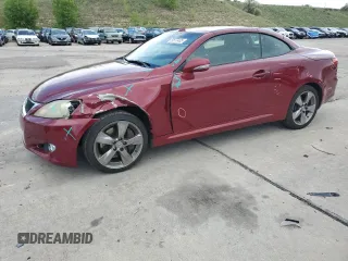 2010 Lexus IS 350 C with VIN JTHFE2C29A2501204, listed as a Copart auction lot 59577435 with 159,944 mi miles and Salvage title. Bid and sale history available at DreamBid. Image 1.