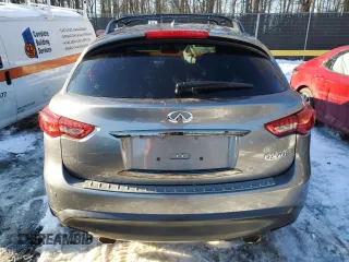 2015 Infiniti QX70 z VIN JN8CS1MW2FM481841, wystawiony jako Copart lot #41459505 z przebiegiem Nie podano mil oraz Szkoda całkowita • Salvage title. Historia ofert i sprzedaży dostępna na DreamBid. Obrazek 6.