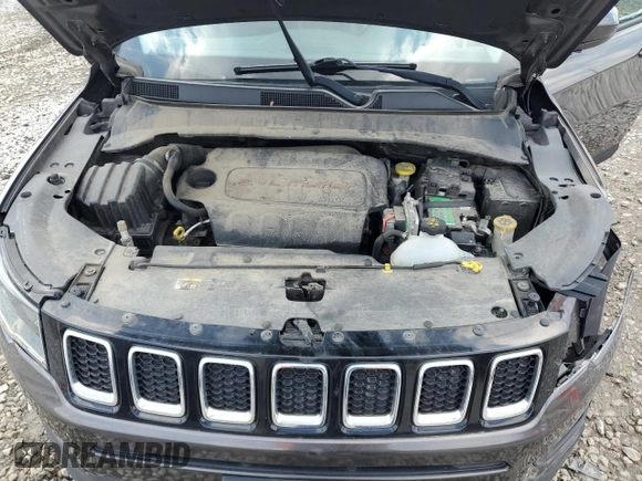 2018 Jeep Compass Latitude with VIN 3C4NJDBB2JT154433, listed as a Copart auction lot 52747205 with 141,930 mi miles and Salvage Title. Bid and sale history available at DreamBid. Image 12.