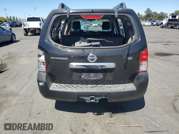 2010 Nissan Pathfinder SE with VIN 5N1AR1NBXAC628993, listed as a Copart auction lot 64094665 with Not provided miles and Salvage title. Bid and sale history available at DreamBid. Image 6.