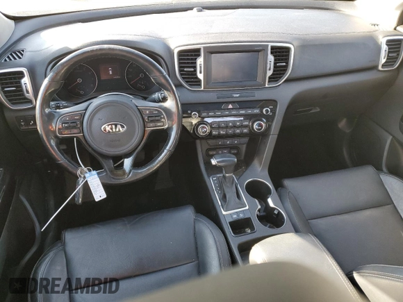 2018 Kia Sportage EX with VIN KNDPN3AC6J7421403, listed as a Copart auction lot 82428954 with 129,280 mi miles and Salvage Title. Bid and sale history available at DreamBid. Image 8.