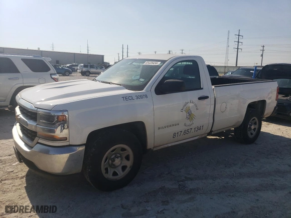 2018 Chevrolet Silverado 1500 Work Truck with VIN 1GCNCNEC7JZ906043, listed as a Copart auction lot 65435434 with 95,484 mi miles and Salvage Title. Bid and sale history available at carsss.com. Image 1.