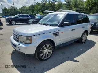 2007 Land Rover Range Rover Sport SC with VIN SALSH23427A989797, listed as a Copart auction lot 60276985 with 111,763 mi miles and Salvage title. Bid and sale history available at DreamBid. Image 1.