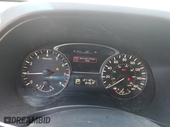 2014 Nissan Pathfinder Platinum with VIN 5N1AR2MM6EC726756, listed as a Copart auction lot 52935495 with 127,187 mi miles and Salvage Title. Bid and sale history available at carsss.com. Image 9.