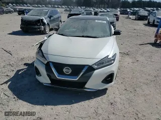 2019 Nissan Maxima SR with VIN 1N4AA6AV6KC366874, listed as a Copart auction lot 46616875 with 26,854 mi miles and Salvage Title. Bid and sale history available at carsss.com. Image 10.