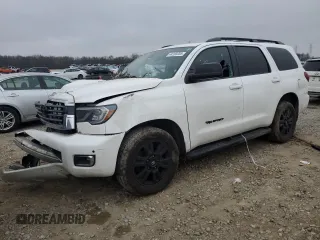2018 Toyota Sequoia SR5 with VIN 5TDZY5G14JS071471, listed as a Copart auction lot 44165055 with 121,063 mi miles and Salvage Title. Bid and sale history available at carsss.com. Image 1.