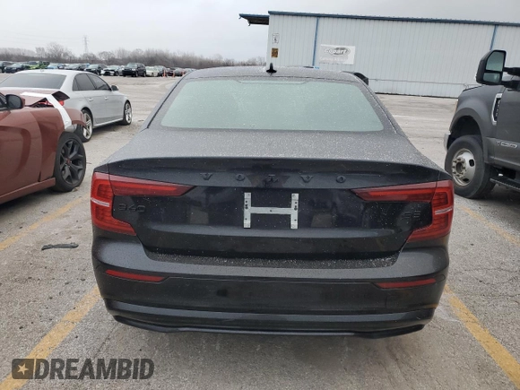 2024 Volvo S60 Plus Black Edition with VIN 7JRL12FH1RG282206, listed as a Copart auction lot 41451055 with 53,336 mi miles and Clean title. Bid and sale history available at DreamBid. Image 6.