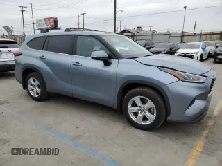 2022 Toyota Highlander LE z VIN 5TDZZRAH7NS101157, wystawiony jako Copart lot #58415605 z przebiegiem 29 941 mil mil oraz Szkoda całkowita • Salvage title. Historia ofert i sprzedaży dostępna na DreamBid. Obrazek 4.
