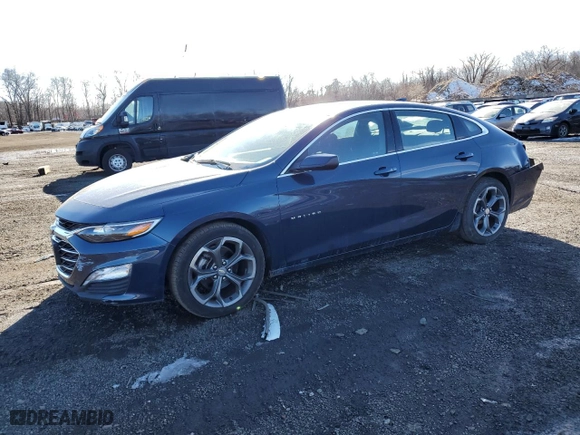 2020 Chevrolet Malibu LT with VIN 1G1ZD5ST4LF102461, listed as a Copart auction lot 42784075 with 74,526 mi miles and Salvage Title. Bid and sale history available at carsss.com. Image 1.