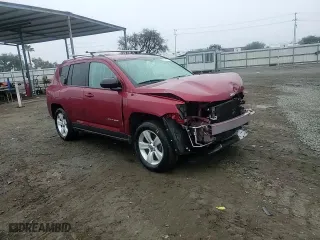 2014 Jeep Compass Sport with VIN 1C4NJCBB6ED859595, listed as a Copart auction lot 45177675 with 108,129 mi miles and Salvage Title. Bid and sale history available at carsss.com. Image 11.
