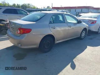 2009 Toyota Corolla with VIN 2T1BU40E99C028401, listed as a IAAI auction lot 42136344 with 163,888 mi miles. Bid and sale history available at carsss.com. Image 4.