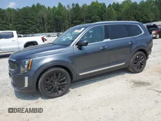 2021 Kia Telluride SX with VIN 5XYP54HC1MG130388, listed as a Copart auction lot 57305295 with 75,081 mi miles and Salvage title. Bid and sale history available at DreamBid. Image 1.