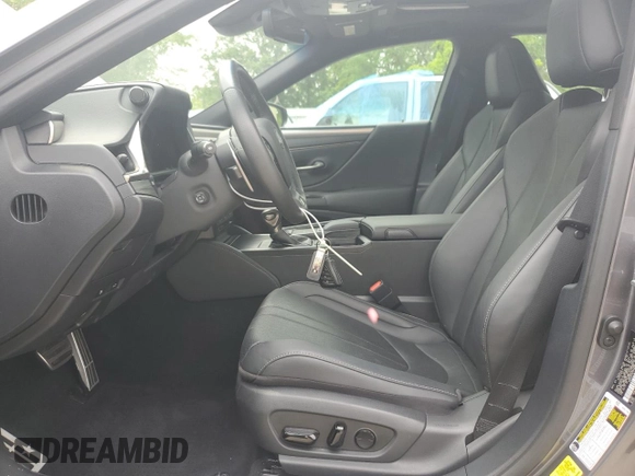 2021 Lexus ES 350 F Sport with VIN 58AGZ1B17MU097619, listed as a Copart auction lot 53339995 with 24,989 mi miles and Salvage title. Bid and sale history available at DreamBid. Image 7.