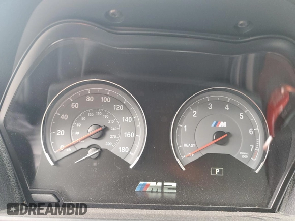 2017 BMW M2 with VIN WBS1H9C30HV888182, listed as a Copart auction lot 67636234 with 0 mi miles and Salvage Title. Bid and sale history available at carsss.com. Image 9.