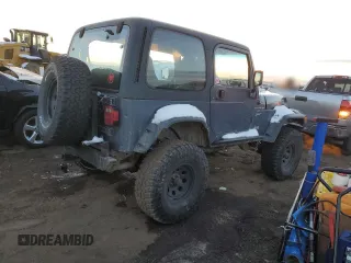 2001 Jeep Wrangler Sport with VIN 1J4FA49S71P360257, listed as a Copart auction lot 87748705 with 160,702 mi miles and Salvage Title. Bid and sale history available at carsss.com. Image 3.