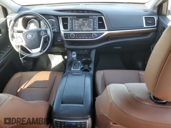 2017 Toyota Highlander Hybrid Limited with VIN 5TDDGRFH5HS027024, listed as a Copart auction lot 48002505 with 64,372 mi miles and Salvage title. Bid and sale history available at DreamBid. Image 8.
