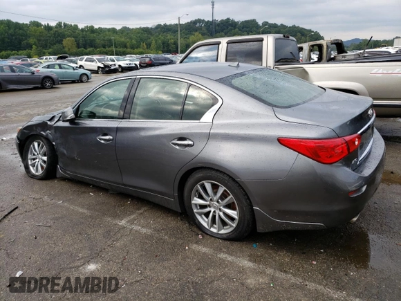 2017 Infiniti Q50 3.0t Signature Edition with VIN JN1EV7AR6HM830339, listed as a Copart auction lot 67737894 with 128,643 mi miles and Salvage Title. Bid and sale history available at carsss.com. Image 2.