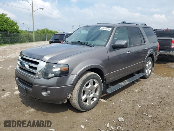2014 Ford Expedition Limited with VIN 1FMJU2A55EEF65302, listed as a Copart auction lot 58933025 with 159,241 mi miles and Clean title. Bid and sale history available at DreamBid. Image 1.