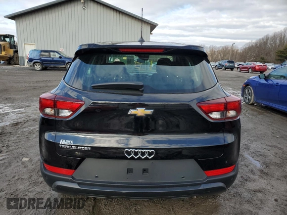 2021 Chevrolet TrailBlazer LS with VIN KL79MMS24MB160407, listed as a Copart auction lot 37334654 with 9,100 mi miles. Bid and sale history available at carsss.com. Image 6.
