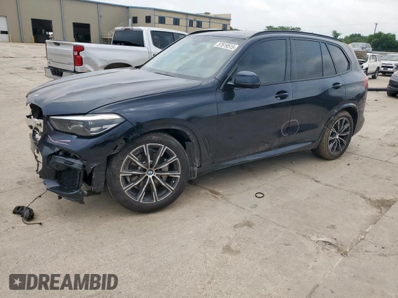 2023 BMW X5 sDrive40i with VIN 5UXCR4C07P9N48328, listed as a Copart auction lot 57619515 with 32,174 mi miles and Salvage title. Bid and sale history available at DreamBid. Image 1.