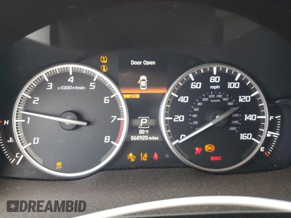 2017 Acura ILX w/Premium Pkg with VIN 19UDE2F70HA009940, listed as a Copart auction lot 46702245 with 60,920 mi miles and Salvage Title. Bid and sale history available at carsss.com. Image 9.
