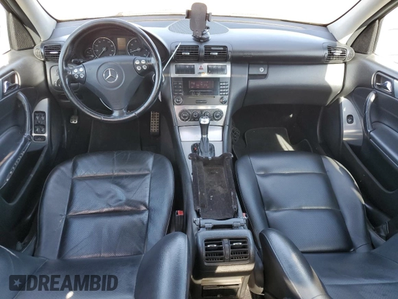 2006 Mercedes-Benz C 230 Sport with VIN WDBRF52H26A869299, listed as a Copart auction lot 63820245 with 264,629 mi miles and Salvage title. Bid and sale history available at DreamBid. Image 8.