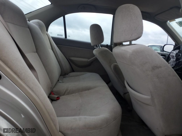 2002 Honda Civic LX with VIN 2HGES16522H547666, listed as a Copart auction lot 80015014 with 200562 miles and Salvage Title. Bid and sale history available at carsss.com. Image 10.