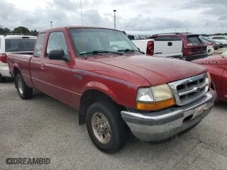 1998 Ford Ranger XL with VIN 1FTYR14X0WTA67243, listed as a Copart auction lot 74290984 with 0 mi miles and Salvage Title. Bid and sale history available at carsss.com. Image 4.