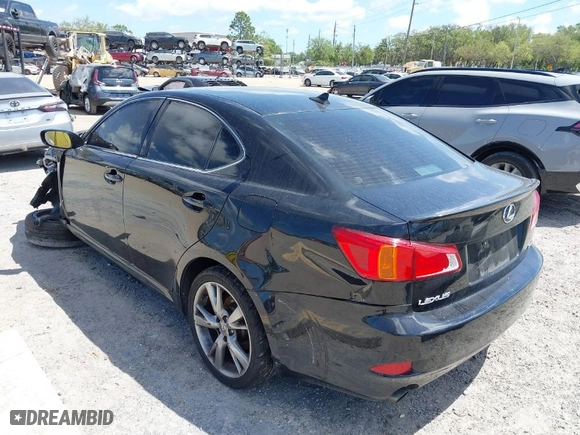 2010 Lexus IS 250 with VIN JTHBF5C27A5126456, listed as a IAAI auction lot 41837372 with 1 mi miles. Bid and sale history available at carsss.com. Image 3.
