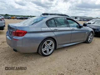 2016 BMW 5 Series 550i xDrive with VIN WBAKP9C51GD981293, listed as a Copart auction lot 60735095 with Not provided miles and Salvage title. Bid and sale history available at DreamBid. Image 3.