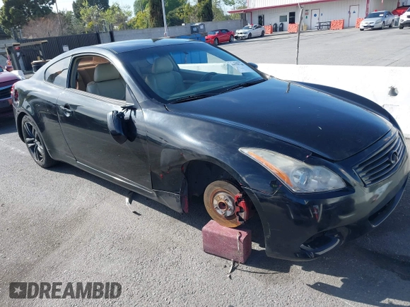 2008 Infiniti G37 Coupe Journey with VIN JNKCV64E08M128796, listed as a IAAI auction lot 41939768 with 155,835 mi miles. Bid and sale history available at carsss.com. Image 1.