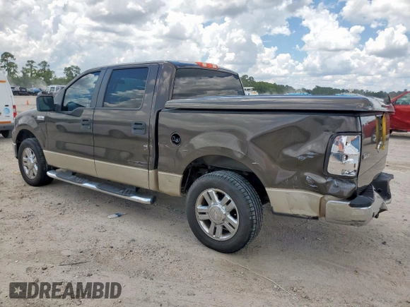 2008 Ford F-150 XL with VIN 1FTRW12W18KF04621, listed as a Copart auction lot 62176355 with 195,577 mi miles and Salvage title. Bid and sale history available at DreamBid. Image 2.