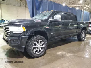 2023 Ram 2500 Longhorn with VIN 3C6UR5PL8PG591647, listed as a Copart auction lot 88803805 with 46,767 mi miles and Salvage title. Bid and sale history available at DreamBid. Image 1.