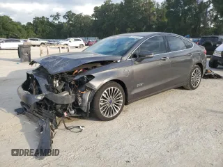 2017 Ford Fusion Titanium with VIN 3FA6P0SU0HR290201, listed as a Copart auction lot 60106095 with 98,086 mi miles and Salvage title. Bid and sale history available at DreamBid. Image 1.