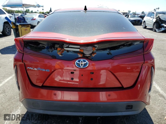 2017 Toyota Prius Plus with VIN JTDKARFP7H3007293, listed as a Copart auction lot 63872425 with 18,268 mi miles and Salvage title. Bid and sale history available at DreamBid. Image 6.