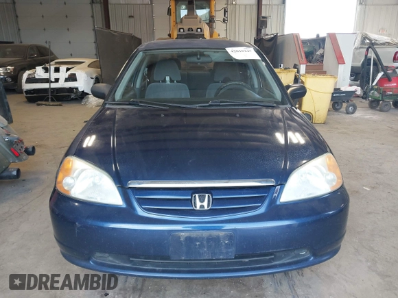 2003 Honda Civic LX with VIN 2HGES16583H529254, listed as a IAAI auction lot 42010247 with 238,517 mi miles. Bid and sale history available at carsss.com. Image 12.