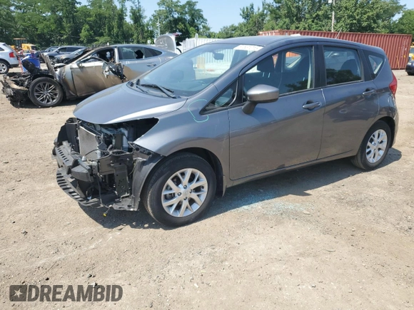 2018 Nissan Note SV with VIN 3N1CE2CPXJL361357, listed as a Copart auction lot 61531015 with 28,324 mi miles and Salvage title. Bid and sale history available at DreamBid. Image 1.